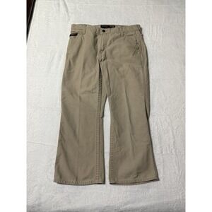 Ariat FR M4 Relaxed Boot Pants Men 34x26 Workhorse Beige CAT2 Flame Resistant